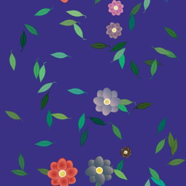 Çiçeksiz arka plan, vektör illüstrasyonu