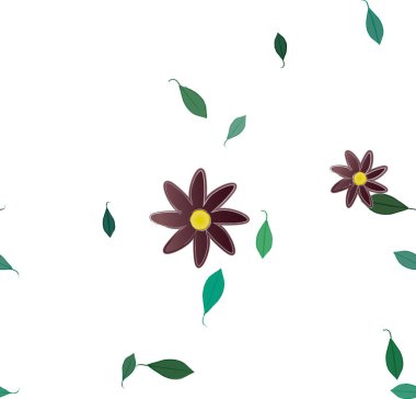 Çiçeksiz arka plan, vektör illüstrasyonu