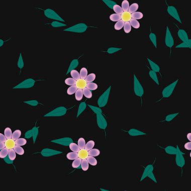 Çiçeksiz arka plan, vektör illüstrasyonu