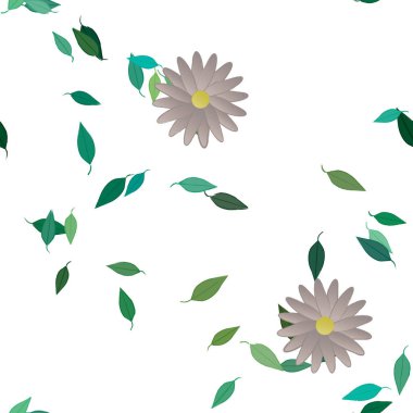 Çiçeksiz arka plan, vektör illüstrasyonu