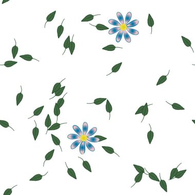 Çiçeksiz arka plan, vektör illüstrasyonu