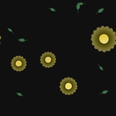 Çiçeksiz arka plan, vektör illüstrasyonu