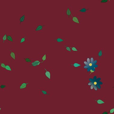 Çiçeksiz arka plan, vektör illüstrasyonu