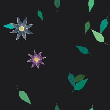 Çiçeksiz arka plan, vektör illüstrasyonu