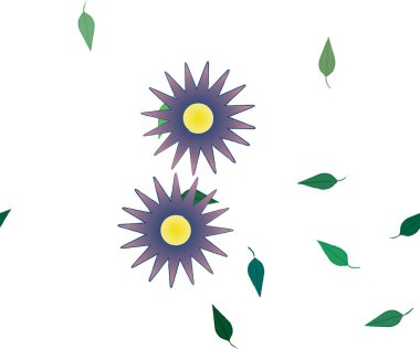 Çiçeksiz arka plan, vektör illüstrasyonu