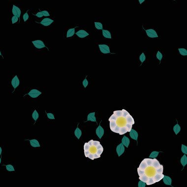 Çiçeksiz arka plan, vektör illüstrasyonu