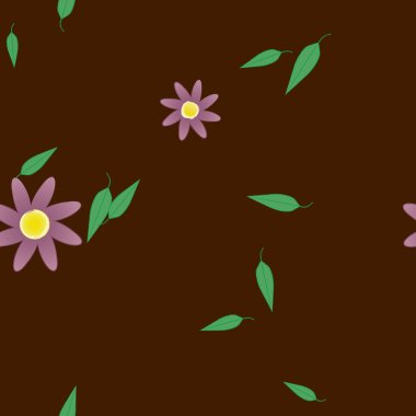 Çiçeksiz arka plan, vektör illüstrasyonu