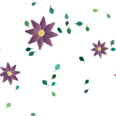 Çiçeksiz arka plan, vektör illüstrasyonu