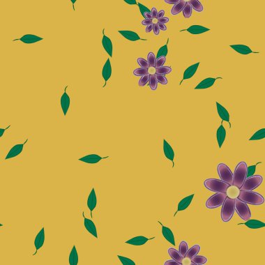 Çiçeksiz arka plan, vektör illüstrasyonu