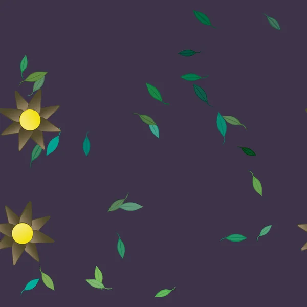 Hermoso Fondo Sin Costura Floral Ilustración Vectores — Vector de stock