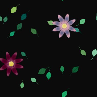 Çiçeksiz arka plan, vektör illüstrasyonu