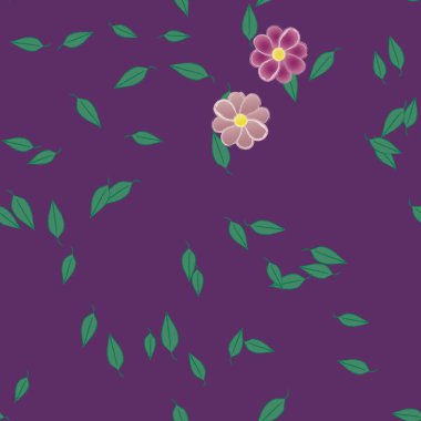 Çiçeksiz arka plan, vektör illüstrasyonu