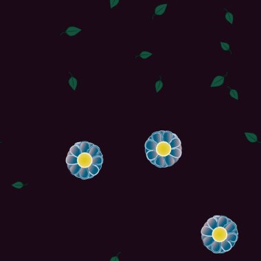 Çiçeksiz arka plan, vektör illüstrasyonu