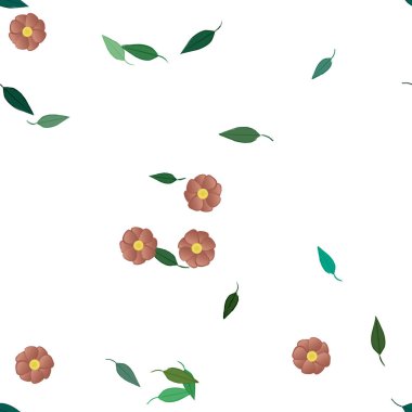 Çiçeksiz arka plan, vektör illüstrasyonu