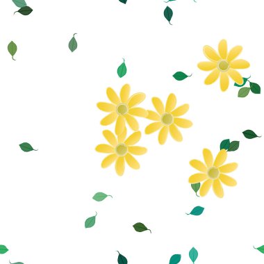 Çiçeksiz arka plan, vektör illüstrasyonu