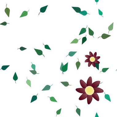 Çiçeksiz arka plan, vektör illüstrasyonu