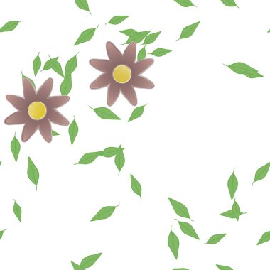 Çiçeksiz arka plan, vektör illüstrasyonu