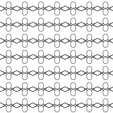 Geometrik soyut dikişsiz desen, vektör illüstrasyonu