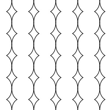 Soyut geometrik süslemesiz desen. tasarım arkaplanı, vektör illüstrasyonu