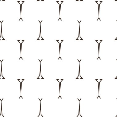 Soyut geometrik süslemesiz desen. tasarım arkaplanı, vektör illüstrasyonu