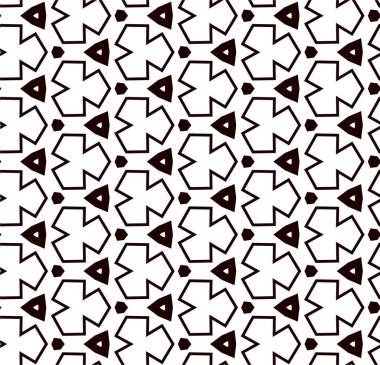 Soyut geometrik süslemesiz desen. tasarım arkaplanı, vektör illüstrasyonu