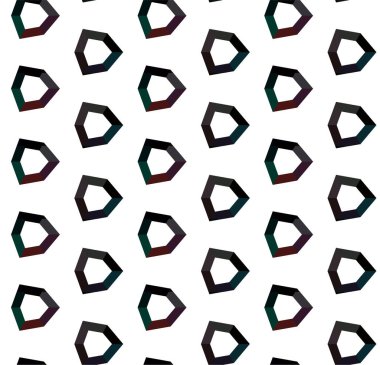 Soyut geometrik süslemesiz desen. tasarım arkaplanı, vektör illüstrasyonu