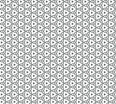 Soyut geometrik süslemesiz desen. tasarım arkaplanı, vektör illüstrasyonu
