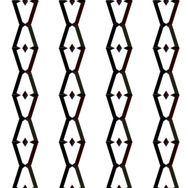 Soyut geometrik süslemesiz desen. tasarım arkaplanı, vektör illüstrasyonu 