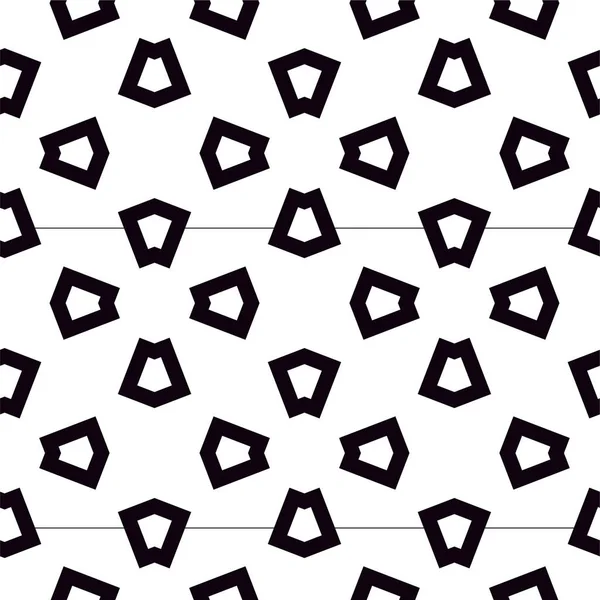 Abstrakte Geometrische Ornamentale Nahtlose Muster Design Hintergrund Vektorillustration — Stockvektor