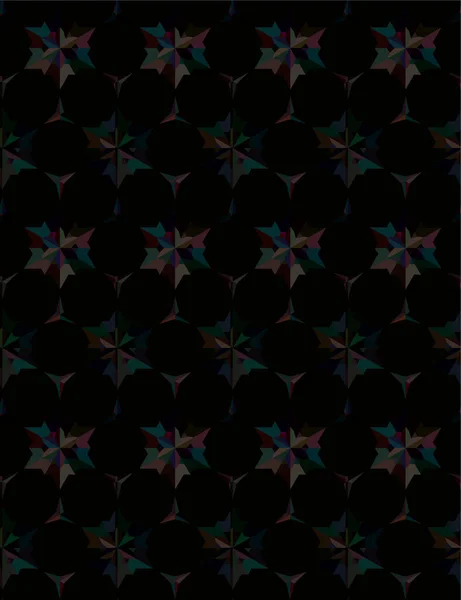 Абстрактный Геометрический Орнаментальный Бесшовный Рисунок Фон Проектирования Векторная Иллюстрация — стоковый вектор