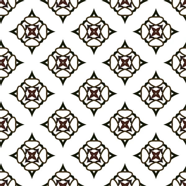 Abstrakte Geometrische Ornamentale Nahtlose Muster Design Hintergrund Vektorillustration — Stockvektor