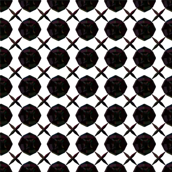 Motif Ornemental Géométrique Abstrait Sans Couture Fond Design Illustration Vectorielle — Image vectorielle