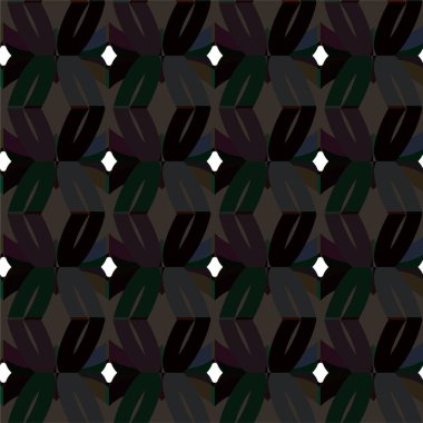 Soyut geometrik süslemesiz desen. tasarım arkaplanı, vektör illüstrasyonu