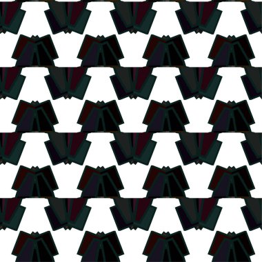Geometrik soyut dikişsiz desen, vektör illüstrasyonu