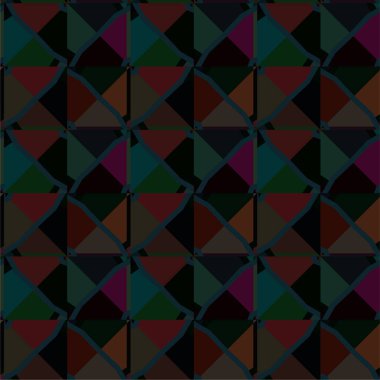 Soyut geometrik süslemesiz desen. tasarım arkaplanı, vektör illüstrasyonu