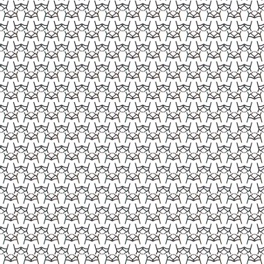 Soyut geometrik süslemesiz desen. tasarım arkaplanı, vektör illüstrasyonu