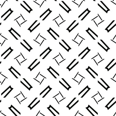 Soyut geometrik süslemesiz desen. tasarım arkaplanı, vektör illüstrasyonu