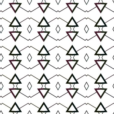 Soyut geometrik süslemesiz desen. tasarım arkaplanı, vektör illüstrasyonu