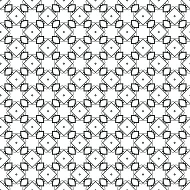 Geometrik soyut dikişsiz desen, vektör illüstrasyonu