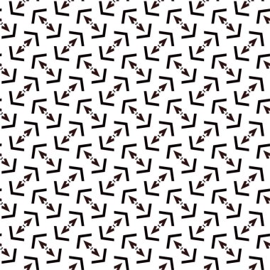 Soyut geometrik süslemesiz desen. tasarım arkaplanı, vektör illüstrasyonu