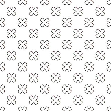 Soyut geometrik süslemesiz desen. tasarım arkaplanı, vektör illüstrasyonu