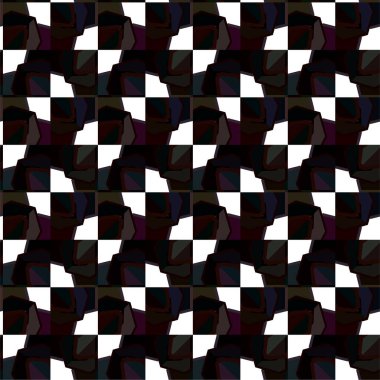 Soyut geometrik süslemesiz desen. tasarım arkaplanı, vektör illüstrasyonu