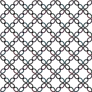 Soyut geometrik süslemesiz desen. tasarım arkaplanı, vektör illüstrasyonu