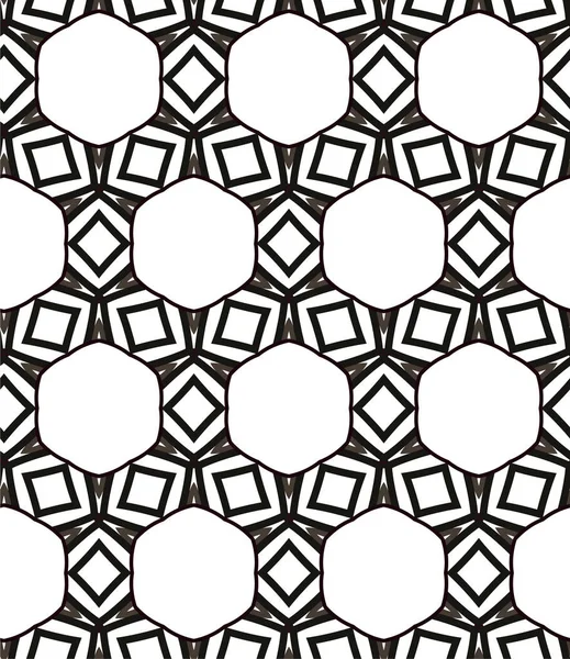 Abstrakte Geometrische Ornamentale Nahtlose Muster Design Hintergrund Vektorillustration — Stockvektor