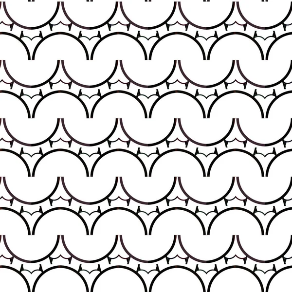 Abstrakte Geometrische Ornamentale Nahtlose Muster Design Hintergrund Vektorillustration — Stockvektor