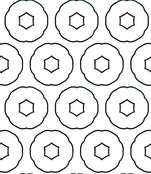 Resumo Padrão Ornamental Sem Costura Geométrica Fundo Projeto Ilustração Vetorial —  Vetores de Stock