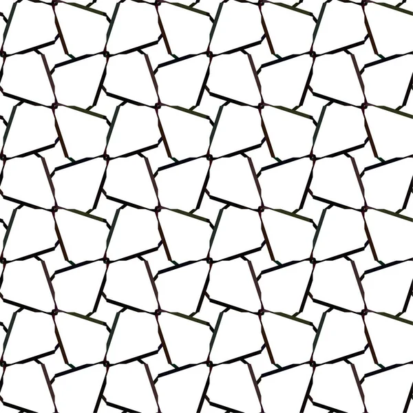 Abstrakte Geometrische Ornamentale Nahtlose Muster Design Hintergrund Vektorillustration — Stockvektor