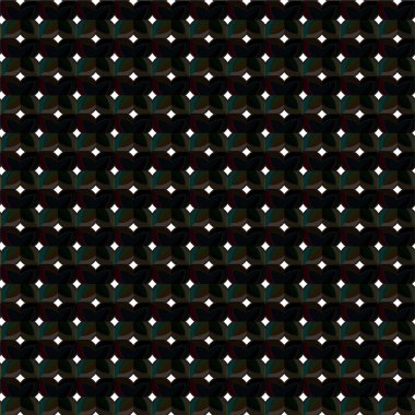 Soyut geometrik süslemesiz desen. tasarım arkaplanı, vektör illüstrasyonu