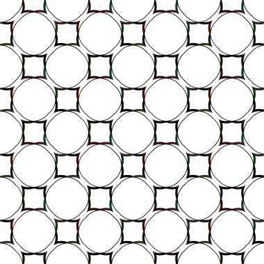 Soyut geometrik süslemesiz desen. tasarım arkaplanı, vektör illüstrasyonu