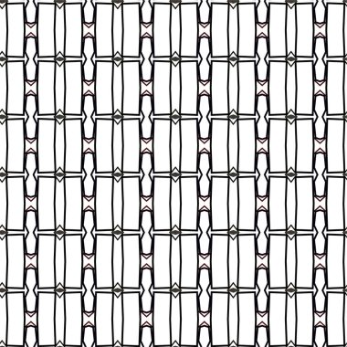 Soyut geometrik süslemesiz desen. tasarım arkaplanı, vektör illüstrasyonu